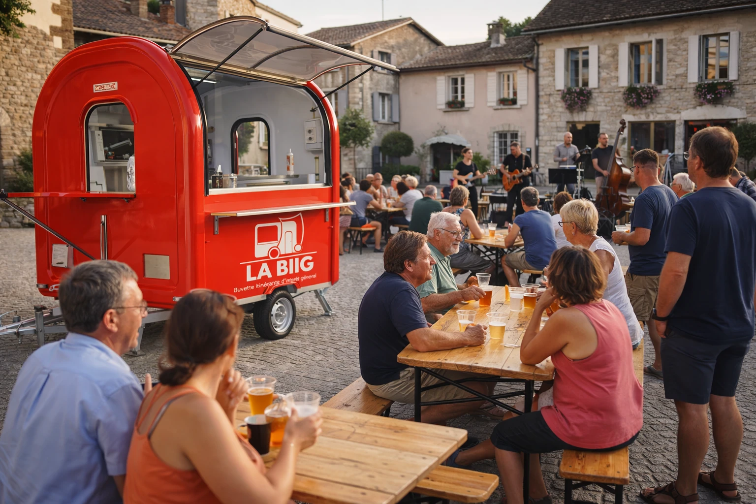 Buvette itinérante en milieu rural